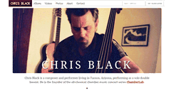 Desktop Screenshot of chrisblackmusic.com