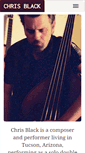 Mobile Screenshot of chrisblackmusic.com